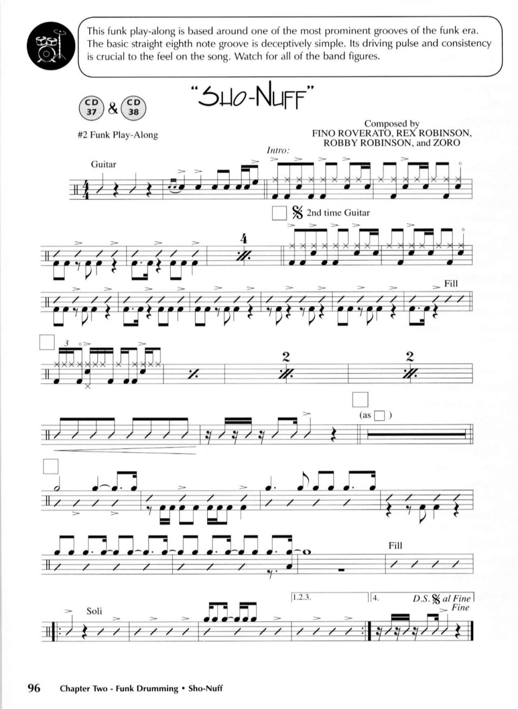 Sho-Nuff 鼓谱预览