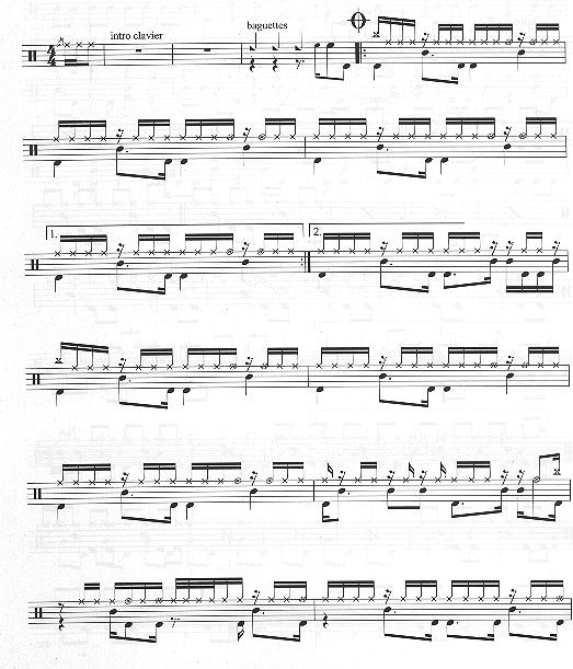 Space cowboy 鼓谱预览