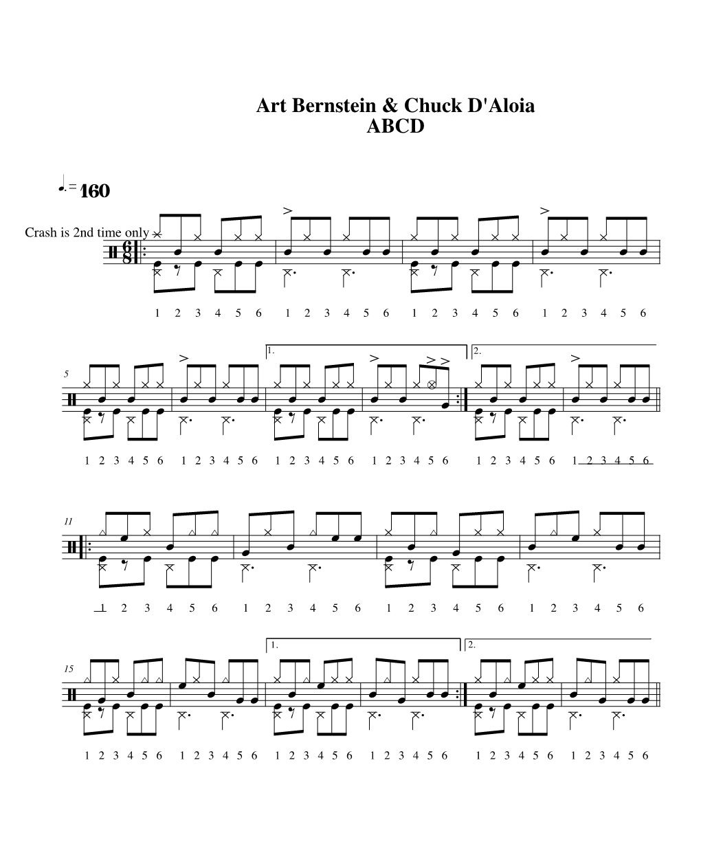 Full_Count 鼓谱预览