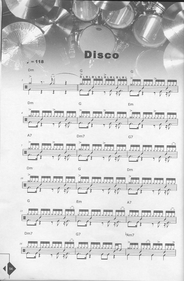 Disco 鼓谱预览